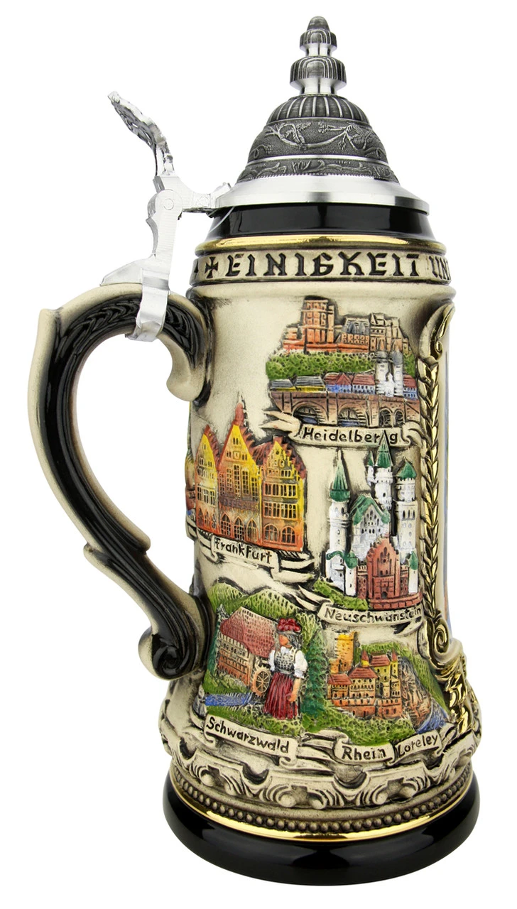 Rothenburg German Beer Stein Rothenburg German Beer Stein -German Wine Glass Shop Rothenburg German Beer Stein ZB1424S6969 LS SM 52624.1650121273