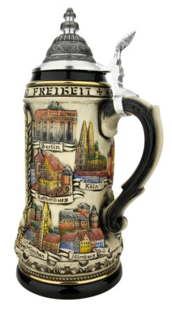 Rothenburg German Beer Stein 2 Rothenburg German Beer Stein -German Wine Glass Shop Rothenburg German Beer Stein ZB1424S6969 RS SM 61245.1650121467