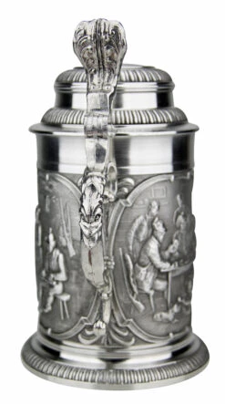 Rothenburg Pewter Beer Stein -German Wine Glass Shop Rothenburg Pewter Beer Stein AS10934 Back SM 99039.1511130884