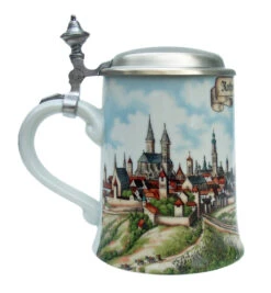 Zimmermann Rothenburg Porcelain Beer Stein
