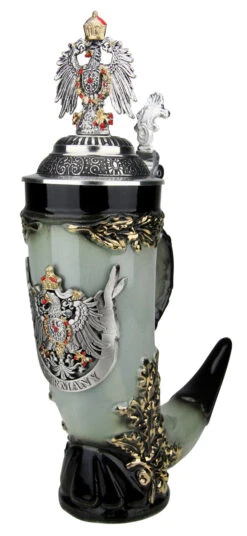 Royal Deutschland Drinking Horn Beer Stein