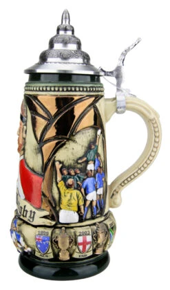 Rugby Beer Stein Rustic -German Wine Glass Shop Rugby Beer Stein Rustic K312RU RS SM 09651.1522704362