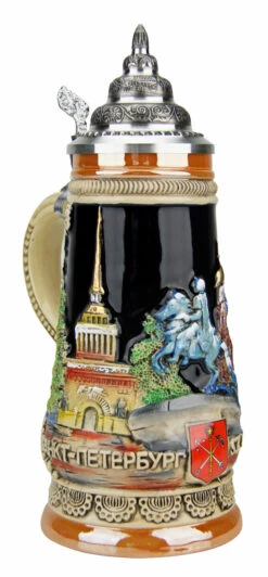 Saint Petersburg Russia Beer Stein -German Wine Glass Shop Saint Petersburg Russia Beer Stein K303STP LA SM 28444.1491350253