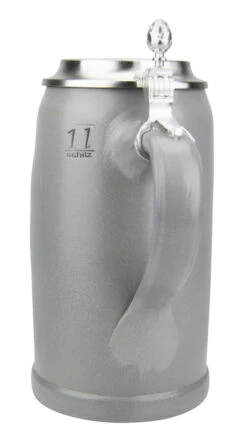 Munich Purity Law 1487 1 Liter Salt Glaze Stoneware Beer Stein -German Wine Glass Shop Salt Glaze Beer Stein 1 Liter Back SM 35294.1503871620