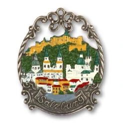Salzburg Austria German Pewter Christmas Tree Ornament