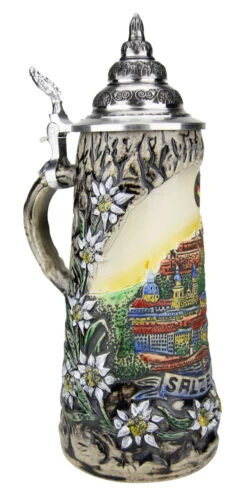 Salzburg Rock Grotto Beer Stein -German Wine Glass Shop Salzburg Rock Grotto Beer Stein K330S LA SM 15583.1523739604