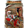 Santa In Sleigh Christmas Beer Stein