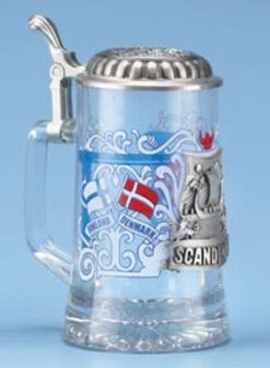 Scandinavia Glass Beer Stein