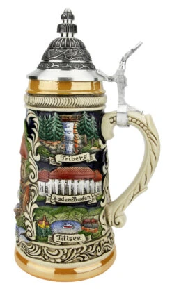 Schwarzwald Black Forest German Beer Stein -German Wine Glass Shop Schwarzwald Black Forest German Beer Stein ZB1749996 RS SM 56710.1618343314