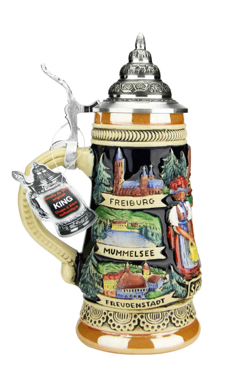Schwarzwald Cuckoo Clock Beer Stein | 0.25 Liter -German Wine Glass Shop Schwarzwald Cuckoo Clock Beer Stein 0.25 Liter K307SWD 025 LST SM 16191.1582573214