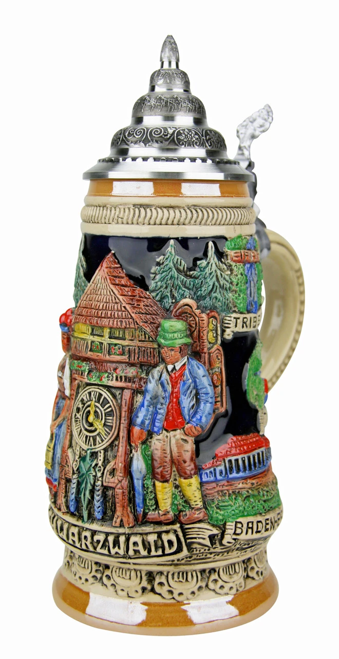 Schwarzwald Cuckoo Clock Beer Stein Schwarzwald Cuckoo Clock Beer Stein -German Wine Glass Shop Schwarzwald Cuckoo Clock Beer Stein K307SWD A LG 97189.1495577554