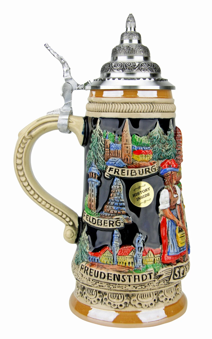 Schwarzwald Cuckoo Clock Beer Stein Schwarzwald Cuckoo Clock Beer Stein -German Wine Glass Shop Schwarzwald Cuckoo Clock Beer Stein K307SWD LS SM 81301.1495577554