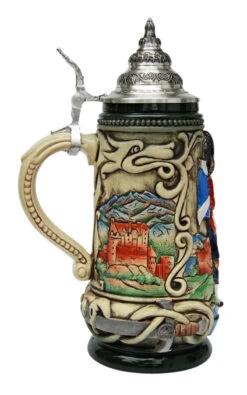 Scotland Beer Stein Rustic -German Wine Glass Shop Scotland Beer Stein Rustic K393SCRU LS SM 00406.1416845219