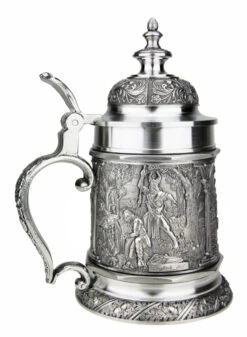 Siegfried Treasure Of The Nibelungen Pewter Beer Stein -German Wine Glass Shop Siegfried Treasure of the Nibelungen Pewter Beer Stein DN8515SDZ LS SM 57195.1541621684