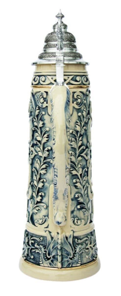 King Limitaet 2013 | Siegfrieds Farewell Handpainted Beer Stein -German Wine Glass Shop Siegfrieds Farewell 2013 Beer Stein K2043B Back SM 59004.1395937083