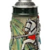 Knight Dragon Slayer Beer Stein With Dragon Lid