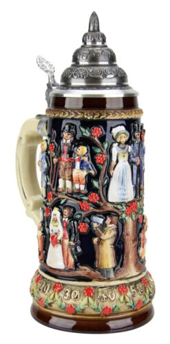 Stein Of Life Wedding Beer Stein 5 Stein Of Life Wedding Beer Stein -German Wine Glass Shop Stein of Life Wedding Beer Stein K1026 LA SM 11856.1494353745