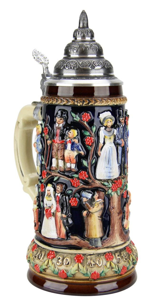 Stein of Life Wedding Beer Stein Stein Of Life Wedding Beer Stein -German Wine Glass Shop Stein of Life Wedding Beer Stein K1026 LA SM 11856.1494353745