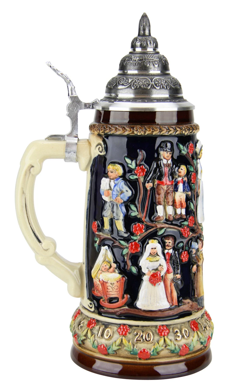 Stein of Life Wedding Beer Stein Stein Of Life Wedding Beer Stein -German Wine Glass Shop Stein of Life Wedding Beer Stein K1026 LS SM 57522.1494353723