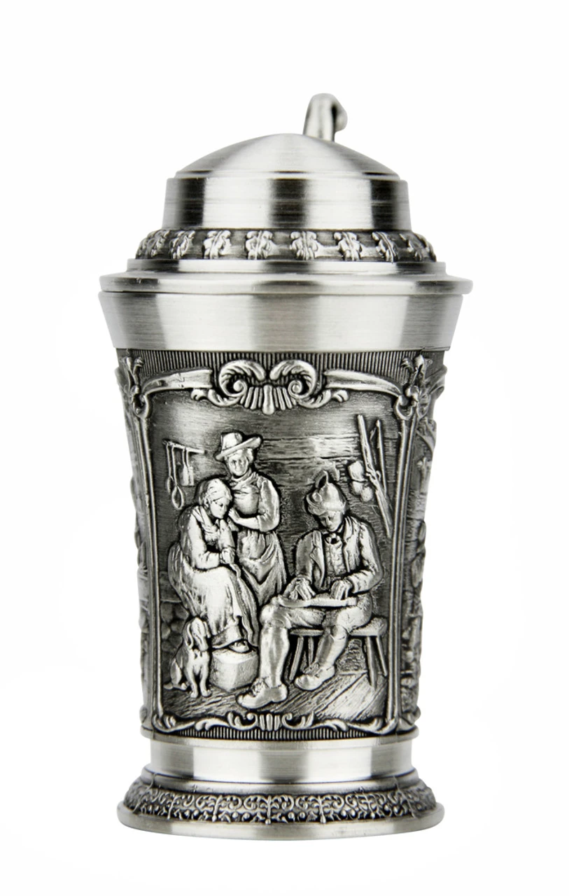 Summer Evening Schnapps Pewter Mini Stein | 1 oz Summer Evening Schnapps Pewter Mini Stein | 1 Oz -German Wine Glass Shop Summer Evening Schnapps Pewter Mini Stein AS12397 FNT SM 57469.1650920966