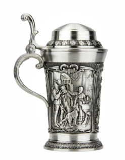 Summer Evening Schnapps Pewter Mini Stein | 1 Oz 3 Summer Evening Schnapps Pewter Mini Stein | 1 Oz -German Wine Glass Shop Summer Evening Schnapps Pewter Mini Stein AS12397 LS SM 30626.1650920770