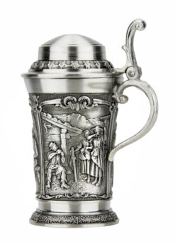 Summer Evening Schnapps Pewter Mini Stein | 1 Oz 2 Summer Evening Schnapps Pewter Mini Stein | 1 Oz -German Wine Glass Shop Summer Evening Schnapps Pewter Mini Stein AS12397 RS SM 71392.1650920767