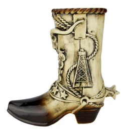 Texas Cowboy Beer Boot 1 Liter | Ceramic -German Wine Glass Shop Texas Beer Boot 1 Liter Ceramic KT600E LS SM 82120.1591137901