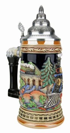 Train Beer Stein -German Wine Glass Shop Train Beer Stein K940 LA SM 57702.1495575261