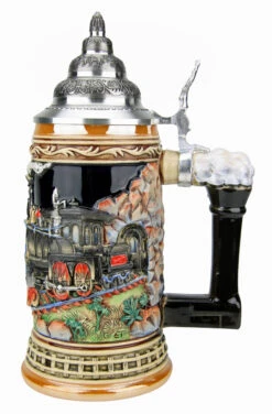 Train Beer Stein -German Wine Glass Shop Train Beer Stein K940 RS SM 56630.1495575261