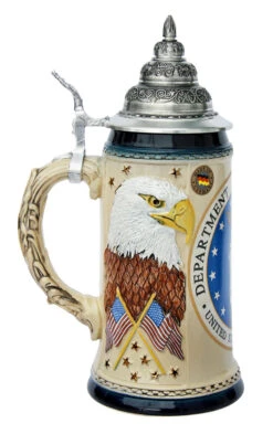 US Air Force Beer Stein 2 US Air Force Beer Stein -German Wine Glass Shop US Air Force Beer Stein K727AF LS SM 75843.1401399232