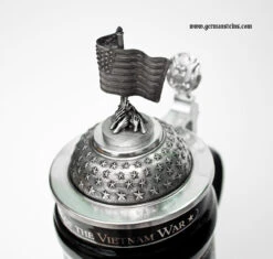 Vietnam Memorial Beer Stein -German Wine Glass Shop Vietnam Memorial Beer Stein MC6179 lid detail SM 11996.1306180098