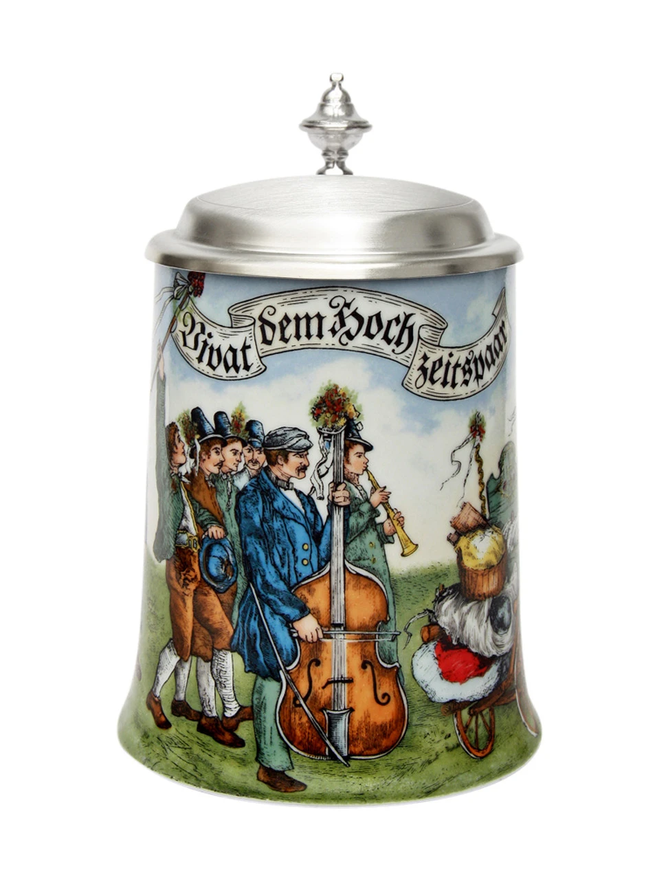 Wedding March Porcelain Beer Stein Zimmermann Wedding March Porcelain Beer Stein -German Wine Glass Shop Wedding March Porcelain Beer Stein Z9453 FNT SM 21873.1493400257