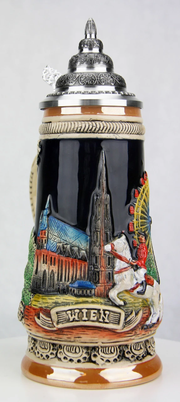 Wien Austria Beer Stein Wien Austria Beer Stein -German Wine Glass Shop Wien Austria Beer Stein K305W FNT2 LG 24854.1490909178