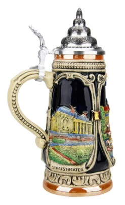 Wiesbaden Beer Stein -German Wine Glass Shop Wiesbaden Beer Stein K303WB LS SM 45905.1491257486
