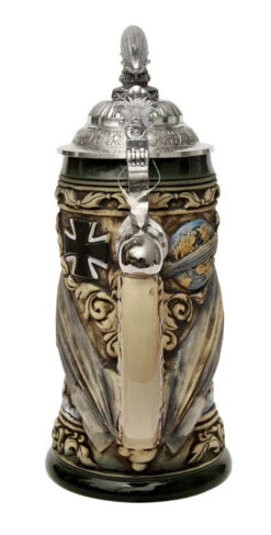 Zeppelin 3D Beer Stein Rustic -German Wine Glass Shop Zeppelin Beer Stein Rusic K339RUZ Back SM 42492.1446321789